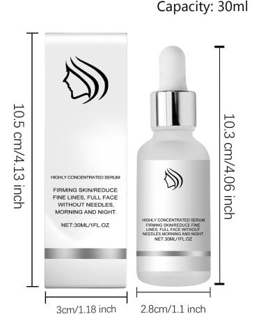 Soin de la peau hydratant | Solution raffermissante du visage 30 ml soin du visage hydratant pour femmes et hommes types de peau pour les soins quotidiens - Buy Online on GoSupps.com