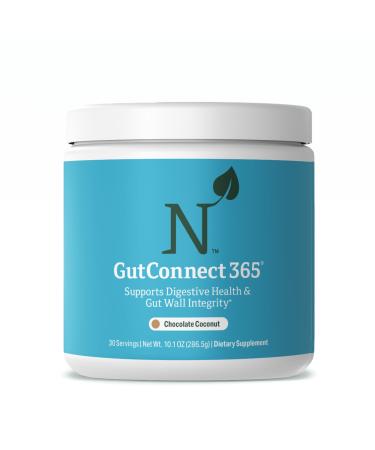 Nature M.D. GutConnect 365 Chocolate Coconut |Gut Health SuperFood Powder | Vegan Certified | Allergen Free | Non-GMO | Soy Free | Made in The USA | 30 Servings