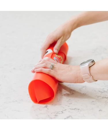 Cibo Food Catching Baby Placemat with Suction - Silicone Wide Mouth Mat for Toddlers, Kids & Babies - Strawberry Red | Watch Video Demo - Buy Online on GoSupps.com