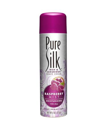 Pure Silk Raspberry Mist Shave Cream for Women, 8 oz.