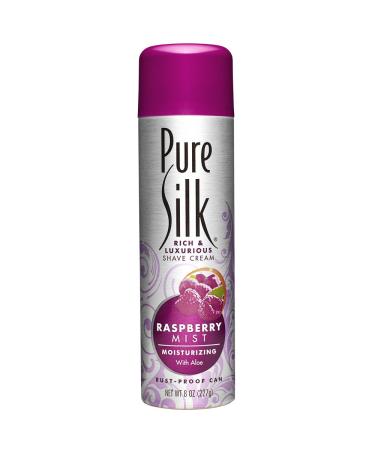 Pure Silk Raspberry Mist Shave Cream for Women, 8 oz.