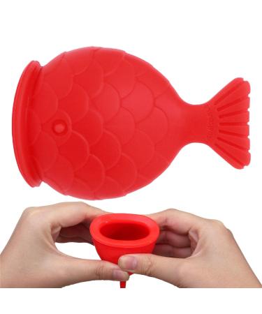 Tayst Lip Plumper device |Red Fish Shape silicone-lip amplifier for women |Lip Plumper for female beauty to make the lips plump and thicker lip-make-up tool
