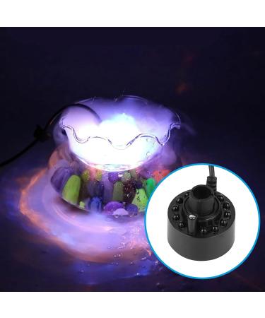 Hangrow Ultrasound Nebulizer Fog Producer - DC 24V 350 ml/h Mist Maker for Pond & Aquarium | Halloween Party Atmosphere Decor with Colorful Lights - Buy Online on GoSupps.com