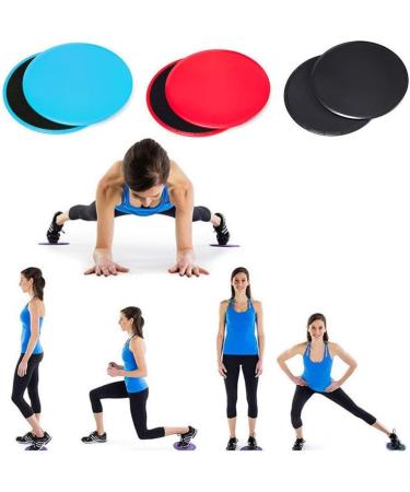 1 Pair Fitness Gliders - Black Muscle & Training Gliders for Workout & Gymnastics | International Shipping Available - Buy Online on GoSupps.com