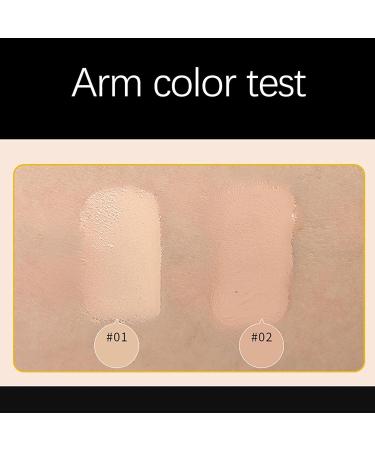 Mushroom Head Air Cushion CC Cream - Moisturizing Foundation & Concealer | Brightening Makeup for Women (C-Hell White) - Buy Online on GoSupps.com