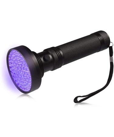 LEDGLE LED UV Flashlight UV Beast Pet Urine Finder Stain Detector Black Lights Torch 100 LED Beads with Lanyard - Buy Online on GoSupps.com