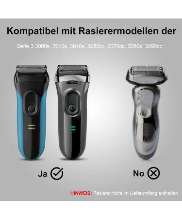 Buy Aisely Electric Razor Head Replacement - Compatible with Braun Series 3 32B - High-Quality Electric Shaver Spare Shear - International Shipping Available - Buy Online on GoSupps.com