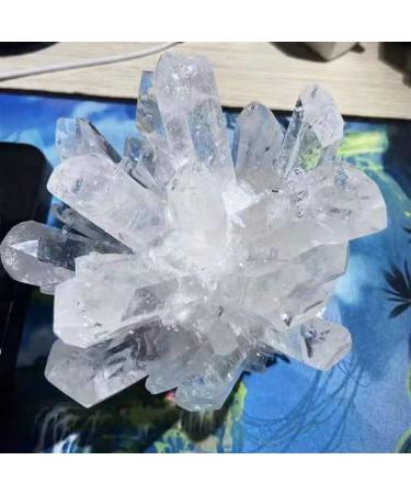 Natural Crystal Rough 1pc 400g-800g Natural Reiki Gemstone Folk Crafts Crystal Stones Clear Quartz Cluster Suitable for Home Crystals QINTINYIN - Buy Online on GoSupps.com