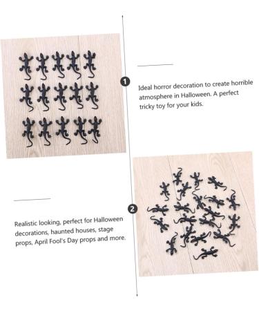 Buy Ibasenice 10-Pack Halloween Simulation Gecko Toys - Creepy Soft Rubber Reptile Accessories for Spooky Decor | International Shipping Available - Buy Online on GoSupps.com