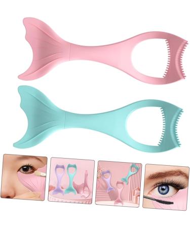 Angoily 2pcs Mascara Brush Eyeliner Stencil Mascara Applicator Eyebrow Eye Makeup Tool Girl Auxiliary Tool - Buy Online on GoSupps.com