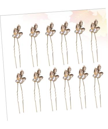 Beaupretty Rhinestone Headpiece pearl clip flower hair pearl hair Hair Clips Rhinestone Hair pin bridal hair bridal hair Alloy rhinestone hair clip women hair clip leaf bridesmaid hair - Buy Online on GoSupps.com