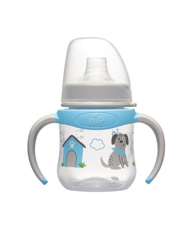 nip drinking bottle PP with soft drinking spout silicone 6 months+ 150 ml Boy Blue