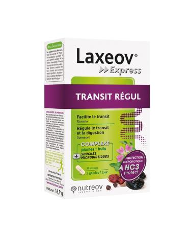 Nutreov Laxeov Express Transit Regul 30 Capsules