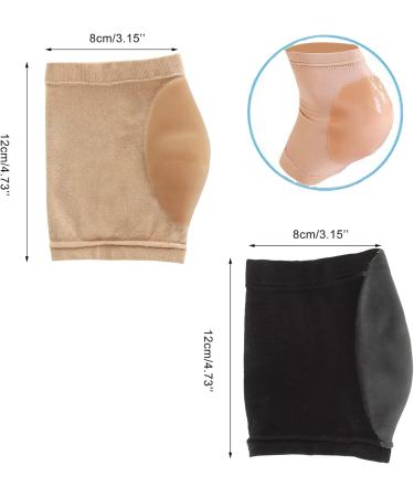 Moisturizing Heel Socks 2 Pairs - Foot Moisturizer for Dry Cracked Skin - Breathable & Reusable - SPA Foot Care for Women & Men - Buy Online on GoSupps.com