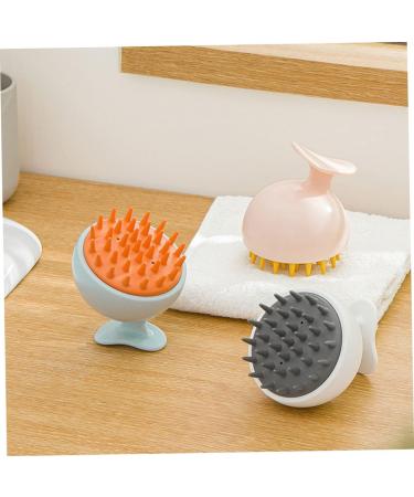 Magiclulu 3-Piece Silicone Shampoo Brush Set | Scalp Massager & Peeling Head Washer for Hair Care | International Shipping Available - Buy Online on GoSupps.com