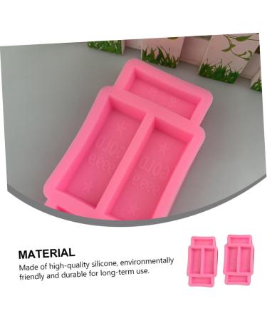 STOBOK 6 Pcs Gold Brick Silicone Mold Epoxy Resin Molds Stencils for Crafts Mold Simulation Gold Bullion Chocolate Mold Epoxy Mold Pink Pirate Fondant Cake Silica Gel Pinkx3pcs 9.3X5.1CMx3pcs - Buy Online on GoSupps.com