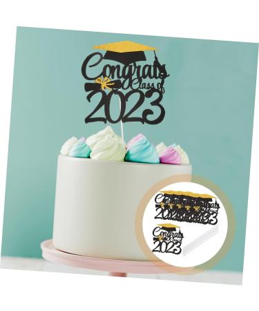 ERINGOGO 30 Pcs Graduation Cake Decorating Graduation Cupcake Graduation Party Favors Cupcake Decorating Cocktail Garnish Congratulations Cupcake Topper Paper Cup Party Supplies - Buy Online on GoSupps.com