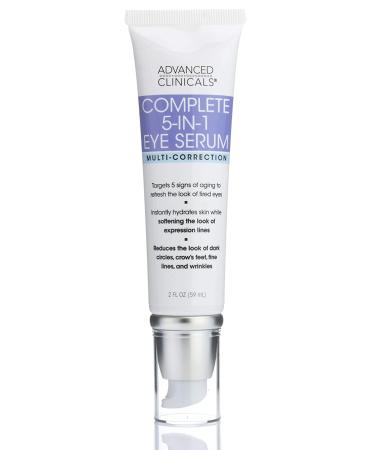 Advanced Clinicals 5-in-1 Eye Serum - Multi-Correction Formula, 2 fl oz - Buy Online on GoSupps.com