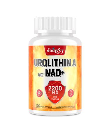 Joiavvy Urolithin A Softgels 2000mg, Pure Urolithin A with 200mg NAD+, 2 in 1 High Power Supplement, Natural Ingredients