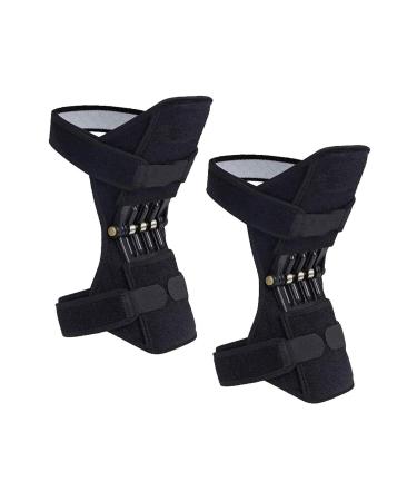 Joint Support Knee Pads Upgraded Power Lift Knee Stabilizer Pads - Powerful Rebound Spring Force Knee Protection Booster - Breathable Joint Knee Support Brace for Men Sports Squat Training