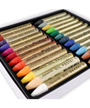 HA SHI Water Soluble Oil Pastels 24 Color - Premium Art Supplies for Kids & Adults - Buy Online on GoSupps.com