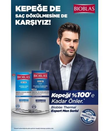  BIOBLAS Bioblas Thermal Expert Men Anti-Dandruff and Hair Loss Shampoo 360ml - Buy Online on GoSupps.com