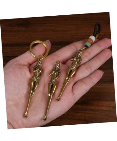 Cabilock 3pcs Brass Ear Pick Mini Spoon Set - Ideal for Ear Cleaning and Beauty Decoration - Buy Online on GoSupps.com