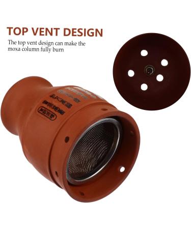 FRCOLOR Moxibustion Pot Tool - Spa Burner & Stand Purple Clay Moxibustion Box & Stick - International Shipping Available - Buy Online on GoSupps.com