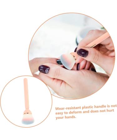 DOITOOL Manicure Brush Dust Brush Highlighter Brush Powder Brush for Loose Powder Face Powder Brush Setting Powder Brush Bronzer Powder African Wash Net Lightweight Plastic The Brush Pink 14.5x3cm Pink - Buy Online on GoSupps.com