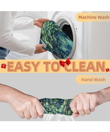 Starry Night Forest Beard Bib Apron | Beard Hair Catcher for Men | Perfect Gift for Dad Husband - Father's Day Anniversary Christmas - Buy Online on GoSupps.com