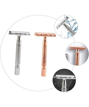 Angoily Double-Sided Razor Tool for Men | Aluminum Alloy Handle | Perfect Father's Birthday Gift | International Shipping - Buy Online on GoSupps.com