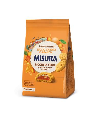 Misura Misura Fibrextra Frollino Complete - with Pumpkin Carrot and Orange Filling 100% Whole Flour 260g