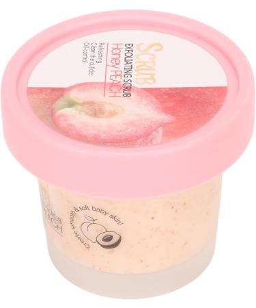 Verdant Touch Body Exfoliating Scrub Peach Skin Exfoliating Scrub Cream Deep Cleansing Unclog Pores Nourishing 100g - Buy Online on GoSupps.com