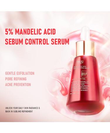 TRUU 5% Mandelic Acid Serum for Oily Skin | Targets Enlarged Pores Exfoliates & Rebalances Oil | Radiant Complexion | 1.1 Oz - International Shipping Available - Buy Online on GoSupps.com