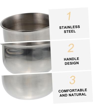 Magiclulu Stainless Steel Razor Soap Shell | Long-Lasting Rust-Free Shaving Bowl for Men - Buy Online on GoSupps.com