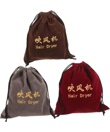 FRCOLOR 12 Pcs Hair Dryer Storage Bag Travel Wine Bag Drawstring Storage Pouch Hair Dryer Bags Cosmetic Bag - Buy Online on GoSupps.com