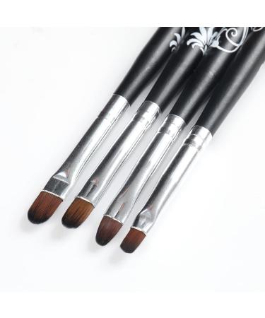 BQAN 4PCS Cuticle Nail Cleaning Brush Set for Acrylic UV Nail Extensions - Buy Online on GoSupps.com