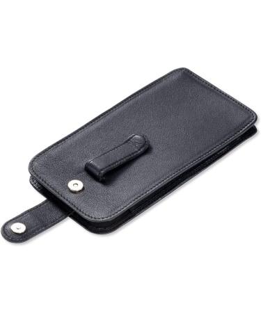 Buy Nathan Large Black Leather Case - Genuine Cowhide International Shipping - Buy Online on GoSupps.com