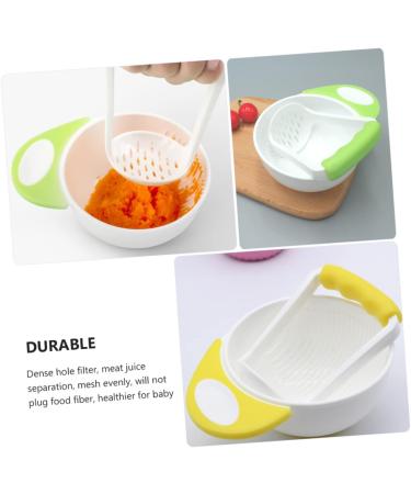 TOYANDONA 2sets Multifunctional Grinding Bowl Baby Food Complementary Food Masher Toddler Fruit - Buy Online on GoSupps.com