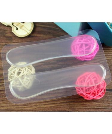 12 Pairs Clear Silicone Heel Grips Liner Inserts - Shoe Cushion Pads for Loose Shoes - Men and Women - Improved Fit and Comfort - Buy Online on GoSupps.com
