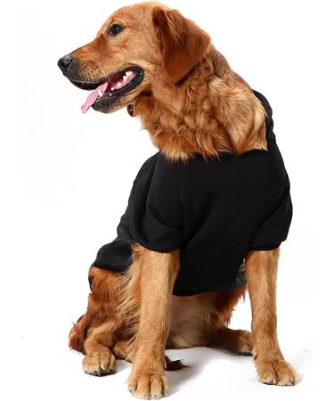 Shop Waterproof Dog Coat - Winter Jacket for Puppies & Medium Dogs | Warm Fleece Sweater & Autumn Hoodie (2XL 11111DEBKA-Black) - Buy Online on GoSupps.com