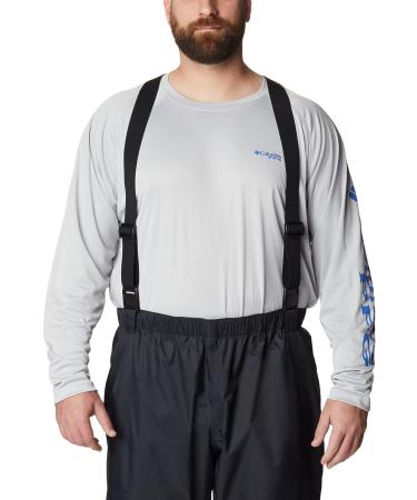 Columbia Men's PFG Storm Bib Pant Black - Size 6X x 32 L - Buy Online on GoSupps.com