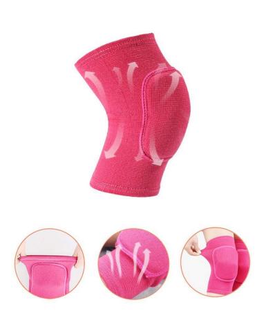 Hot Pink Small Knee Support Protector - Anti-Collision Sports Knee Pads for Men, Women, and Children - Ideal for Workout, Fitness, Yoga, Sports, and Dance - Buy Online on GoSupps.com