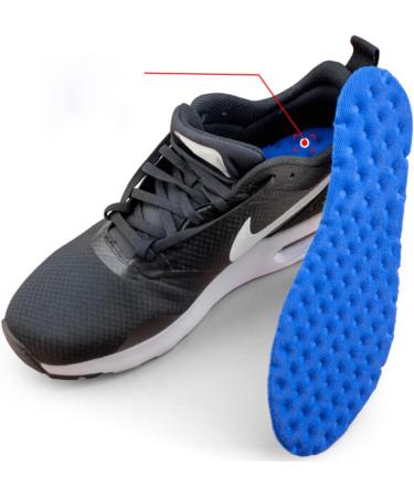 NOLITOY Blue Sports Insoles - Comfort Massage Damping Hair Stencils & Unique Curio Display Stand for Barbers - Buy Online on GoSupps.com