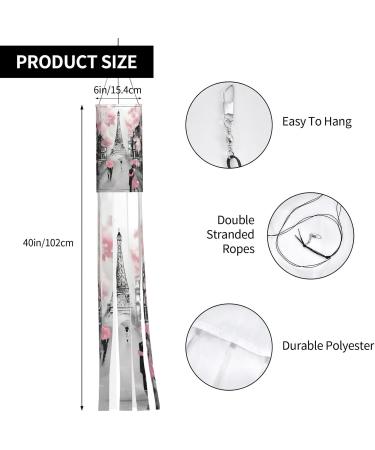 Paris Street Eiffel Tower Pink Floral Holiday Hair Dryer - Compact Wear-Resistant Sun & Rain-Resistant - Perfect for Halloween Decoration - Buy Online on GoSupps.com