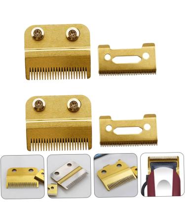 CRILSTYLEO 2 Sets Hair Cutting Head Replacement Blades for Hair Clippers Electric Hair Trimmer Hair Trimmer Head Replacement Blades for Electric golden 4.50X3.80X0.50CM Golden 4.50X3.80X0.50CM - Buy Online on GoSupps.com