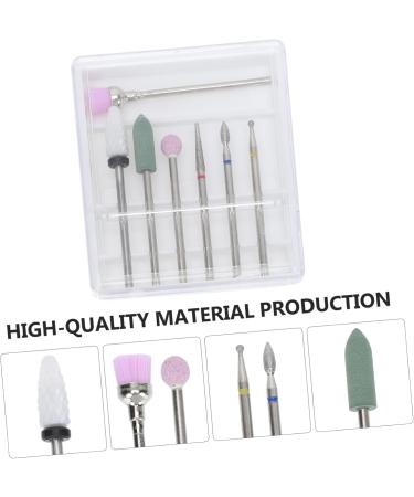 Beavorty 1 Set grinding head steel manicure drill bits nail art drill kit nail polishing tool nail drill bits nail drill kit acrylic to rotate Tungsten steel pedicure file round head - Buy Online on GoSupps.com