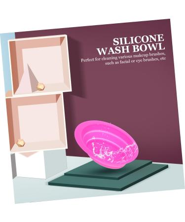 Housoutil Cleaning Pad Makeup Brush Scrubber Pad Portable Washing Tool Cosmetics Brush Scrubber Cleaning Tools Makeup Brush Cleaner Washers Brush Cleansing Pad Cosmetic Brush Fold Silica Gel 14.5x11cm Rosy - Buy Online on GoSupps.com