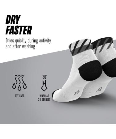 Incylene Breathable Short Padded Running Socks for Men & Women | Anti-Bubble Light Compression Low Cut Sports Socks (Sizes 35-46/43-46) - International Shipping - Buy Online on GoSupps.com