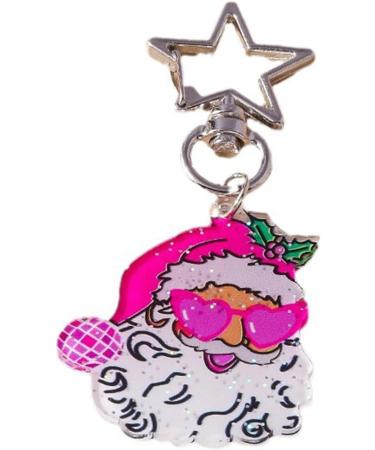 Shop VSilay Lianxue Multi-Colored Acrylic Santa Claus Key Pendant - Stylish Christmas Keychain & Bag Decoration - International Shipping Available - Buy Online on GoSupps.com